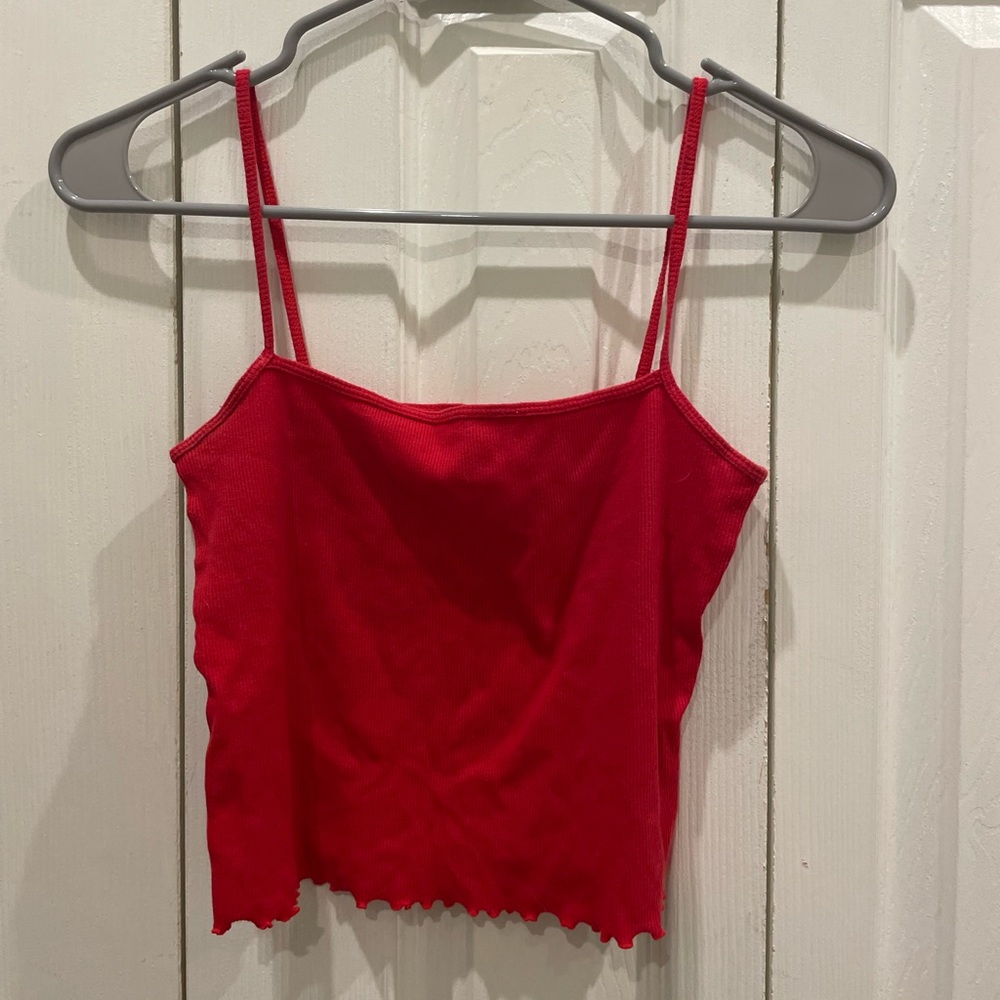 H&M Divided Red Crop Top